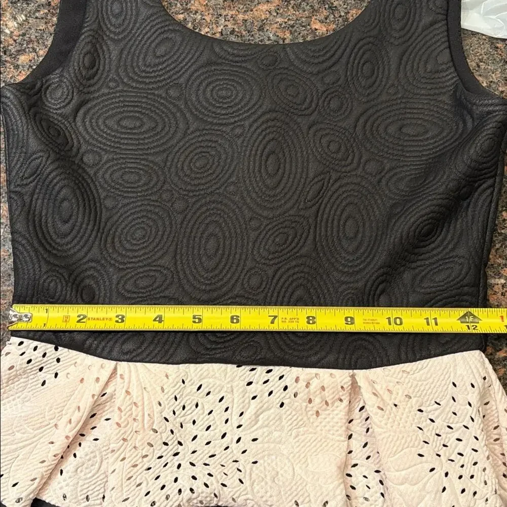 BD Jr Girls Party Dress Black and White Mini Dress Size XS - Picture 10 of 14